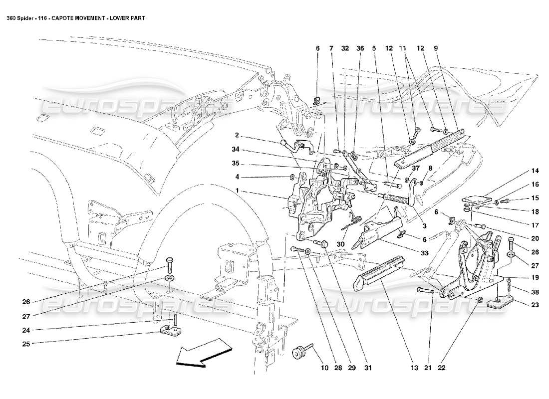 teilediagramm mit der teilenummer 11190679