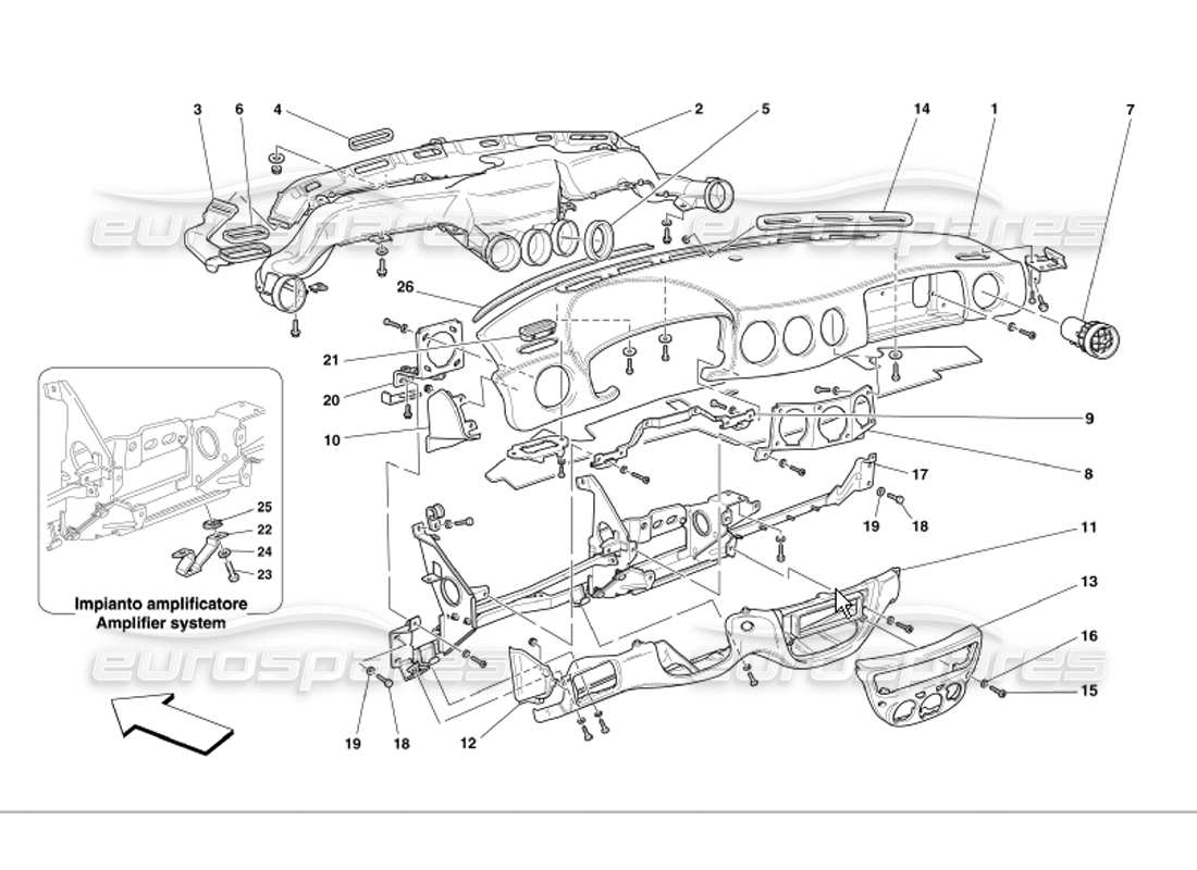 teilediagramm mit der teilenummer 16132624