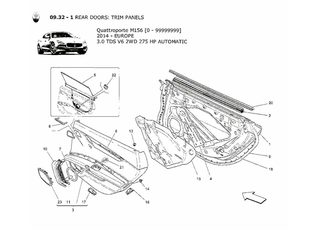 teilediagramm mit der teilenummer 673002032