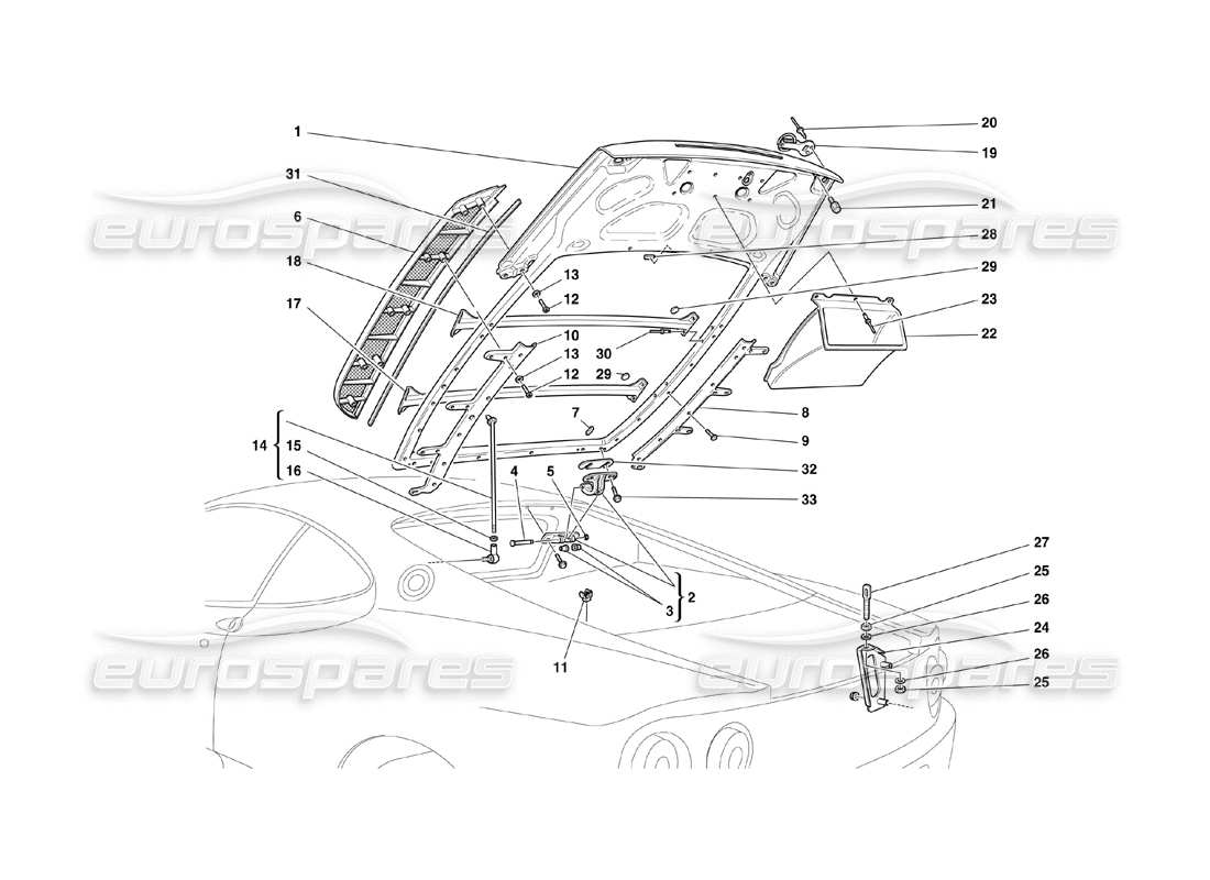 teilediagramm mit der teilenummer 65984300