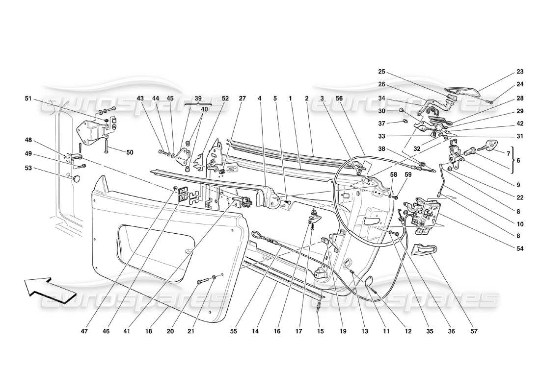 teilediagramm mit der teilenummer 66126000