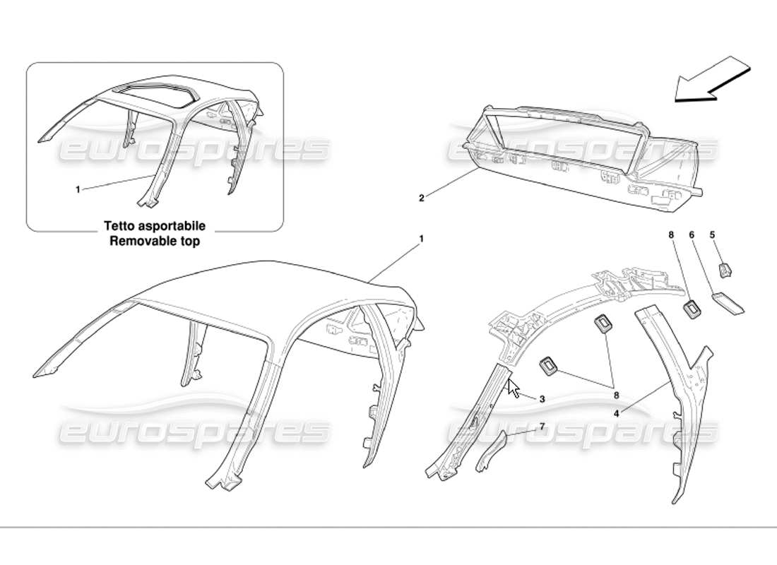 teilediagramm mit der teilenummer 65019600