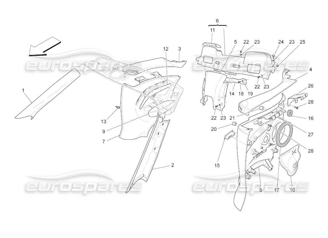 teilediagramm mit der teilenummer 68176200