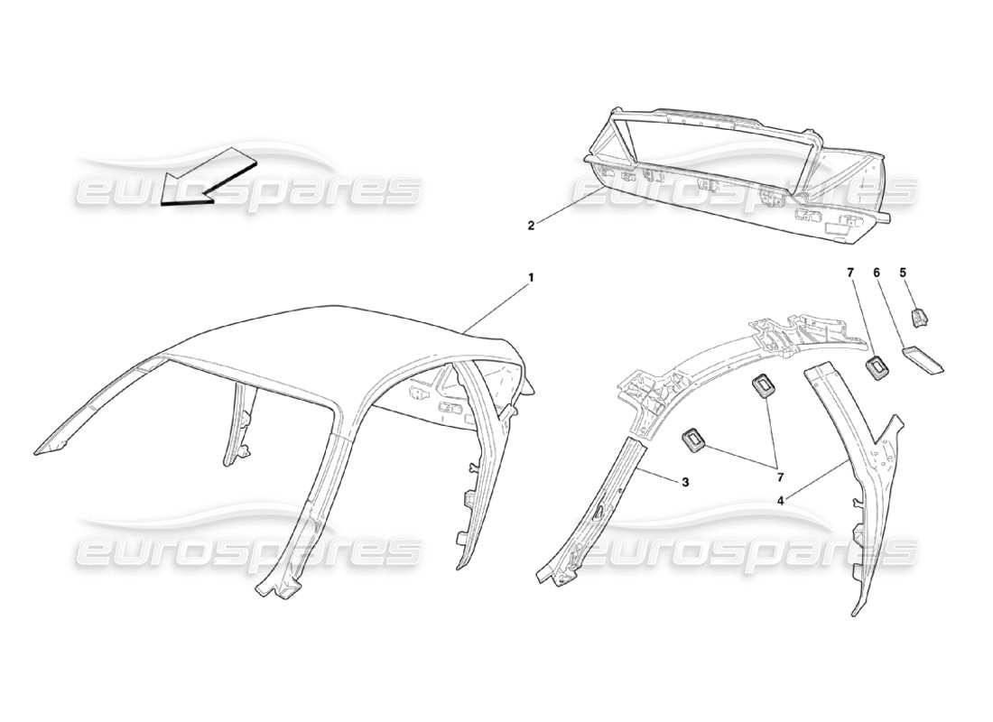 teilediagramm mit der teilenummer 64854300