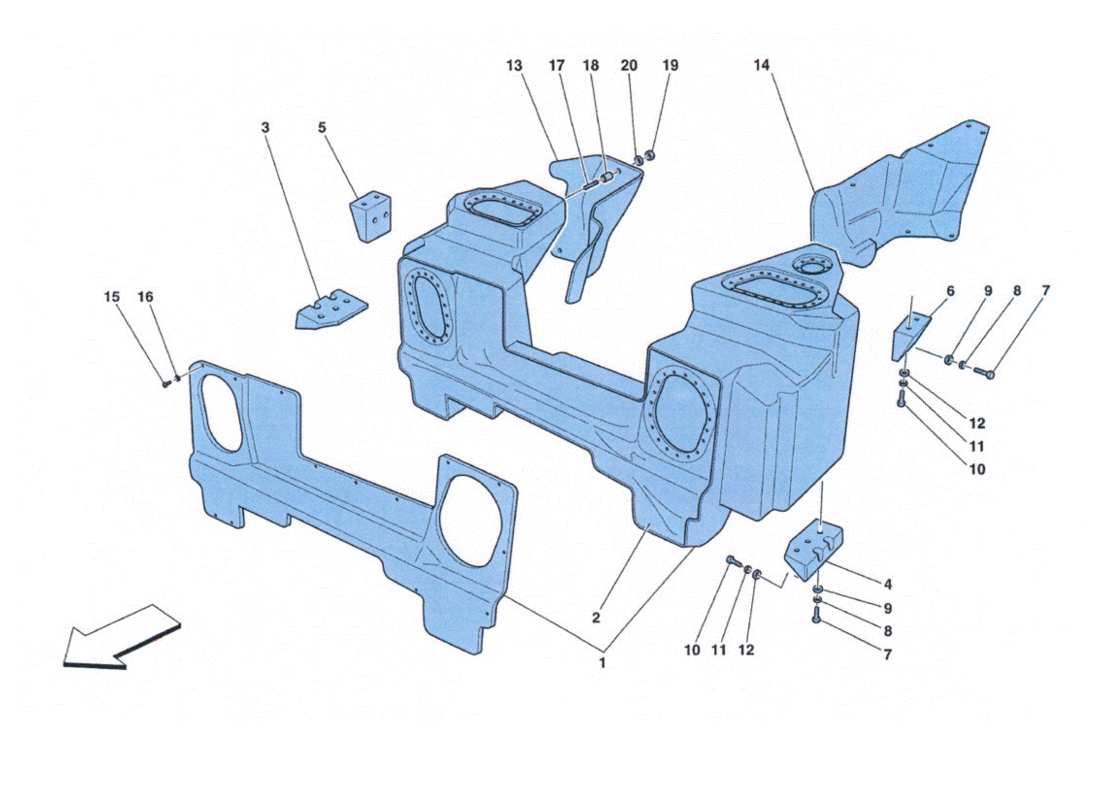 teilediagramm mit der teilenummer 83452900