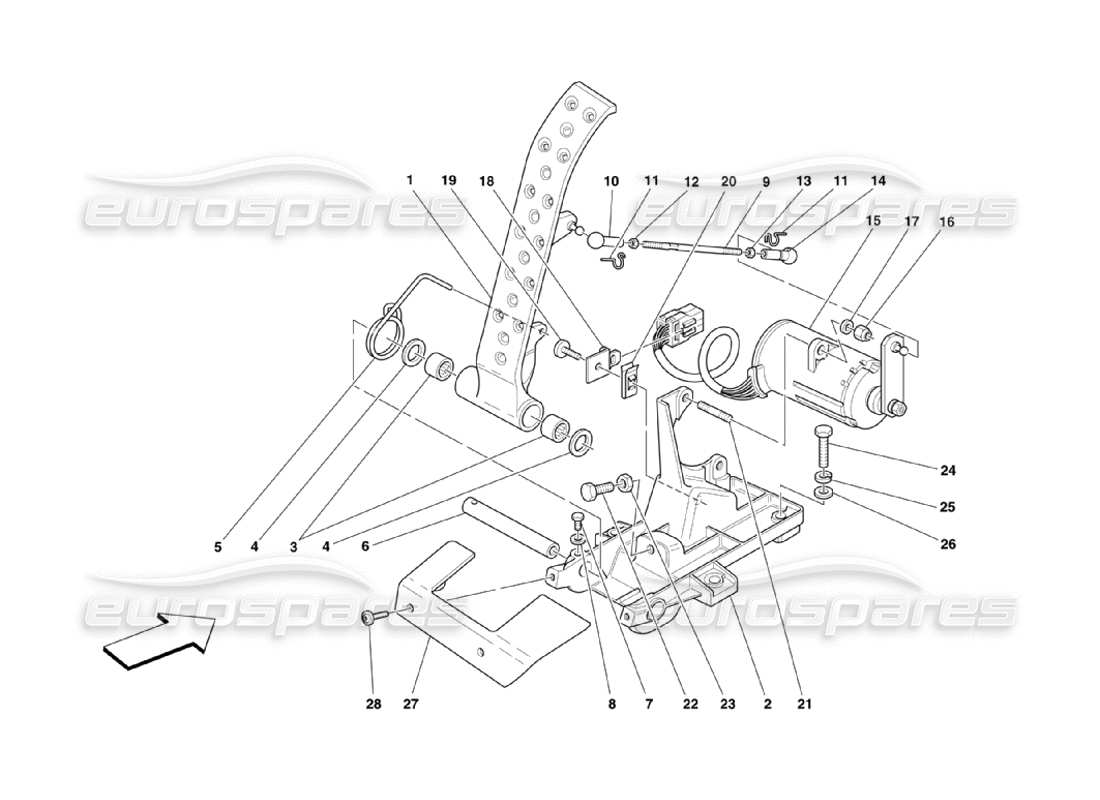 teilediagramm mit der teilenummer 65709100