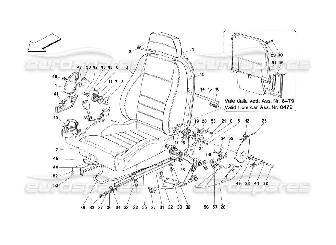 teilediagramm mit der teilenummer 63558900