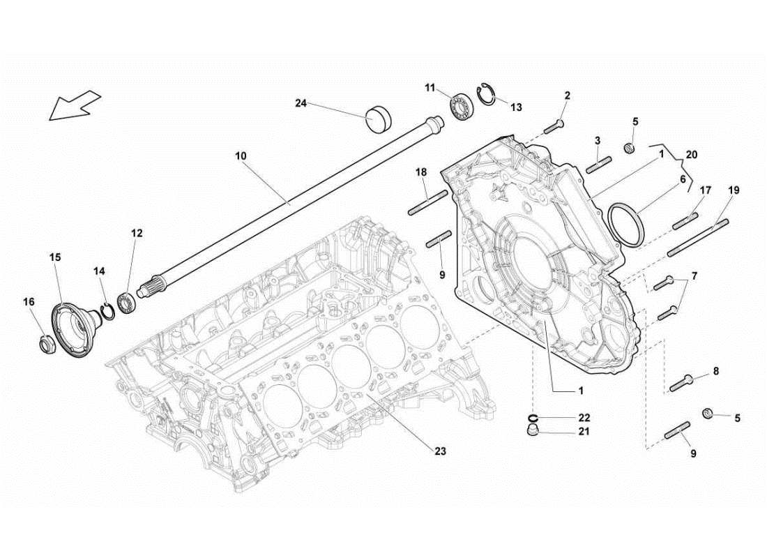 teilediagramm mit der teilenummer 07l103171ap