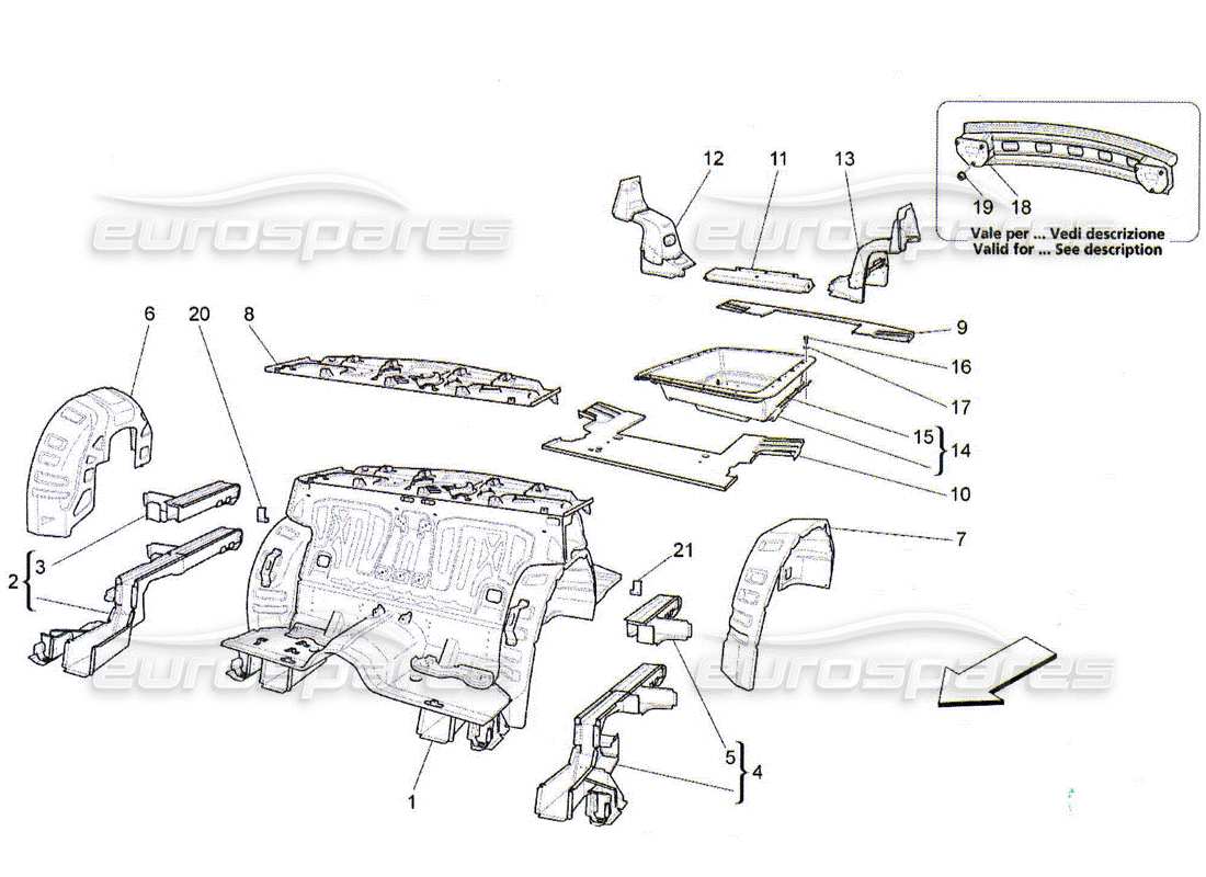 teilediagramm mit der teilenummer 67998200