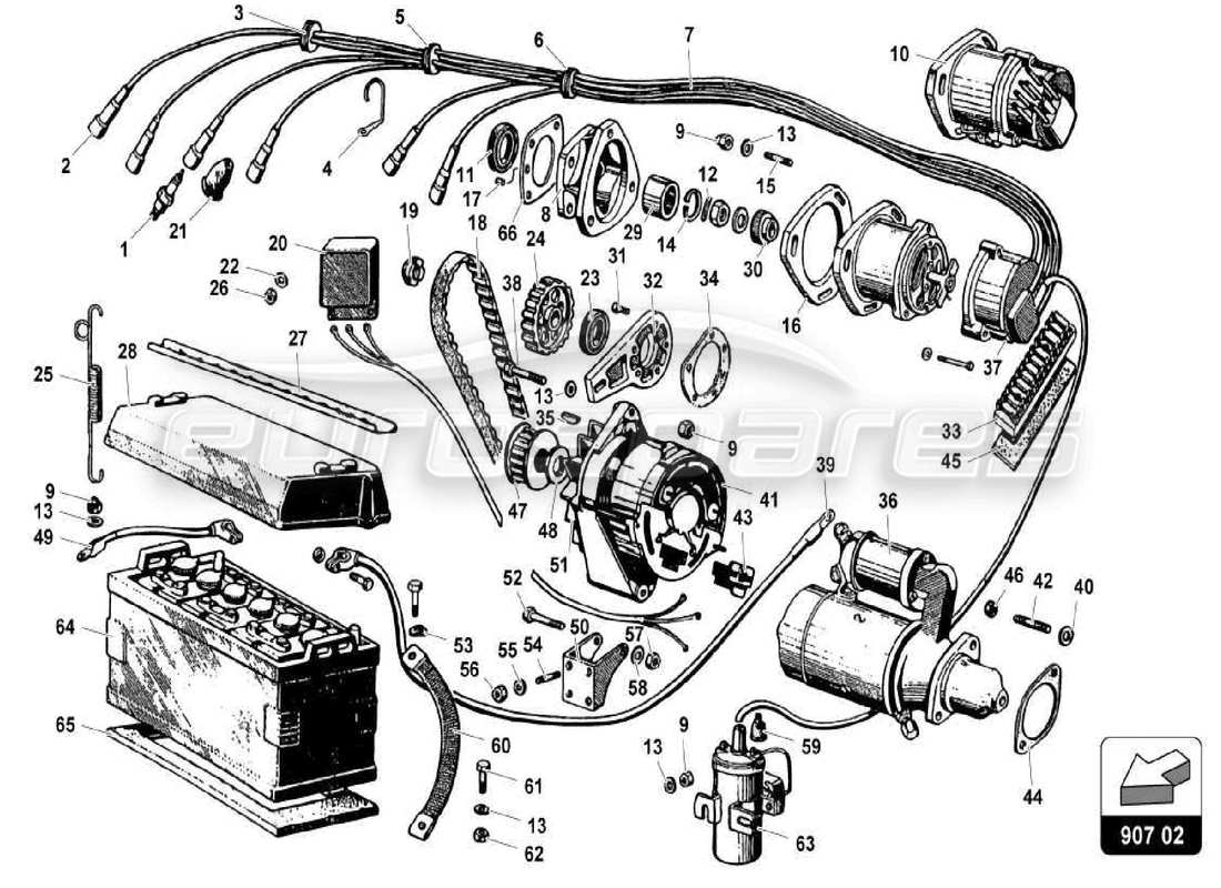 teilediagramm mit der teilenummer 001606091