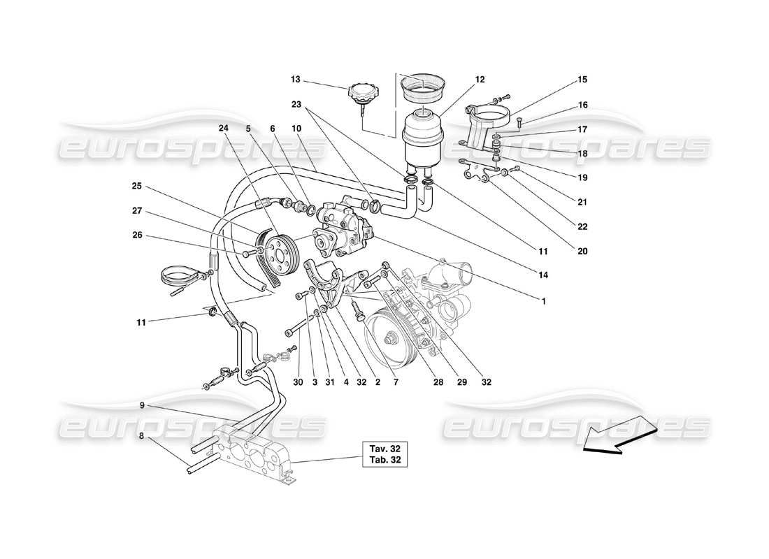 teilediagramm mit der teilenummer 173447