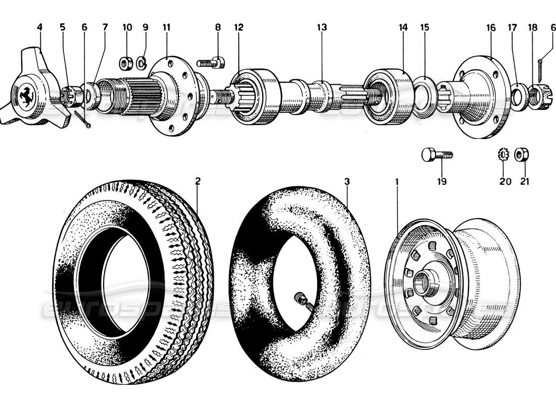 teilediagramm mit der teilenummer 700142/d - 700143/s