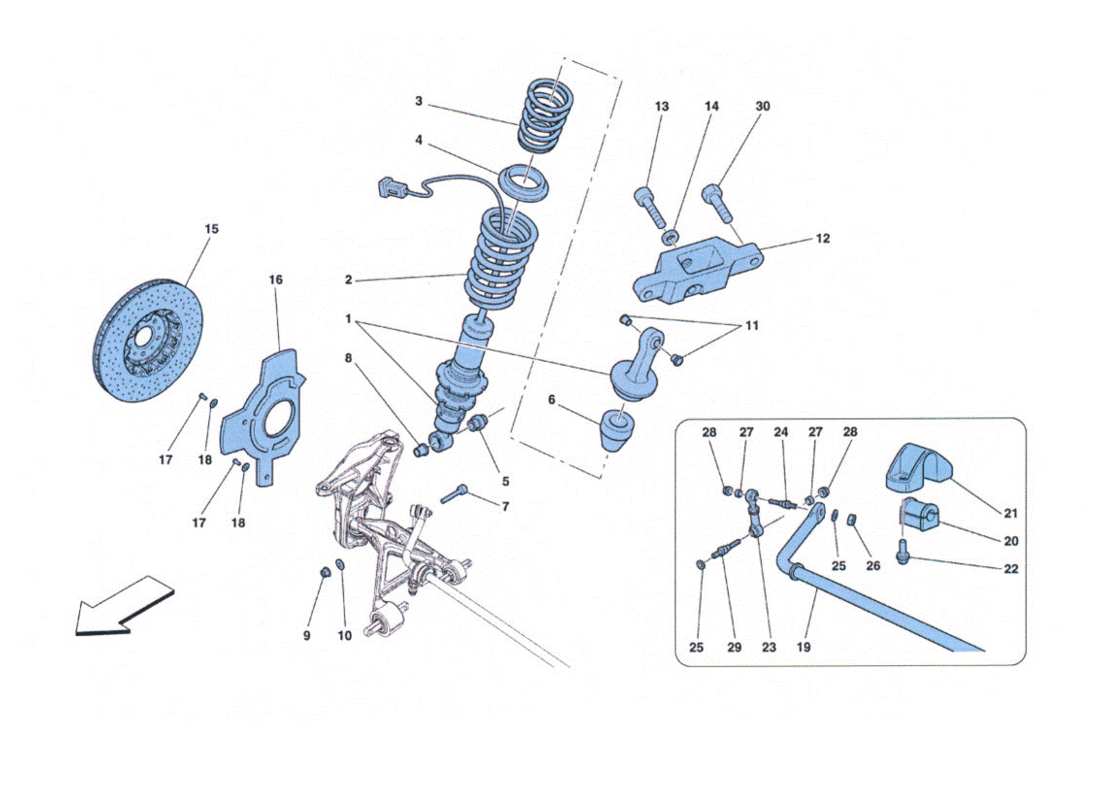 teilediagramm mit der teilenummer 190870