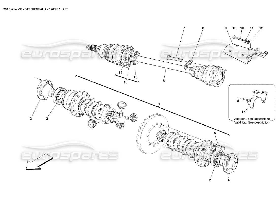 teilediagramm mit der teilenummer 190005