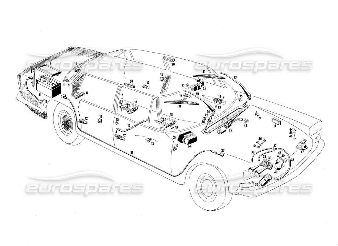 teilediagramm mit der teilenummer dn 58681