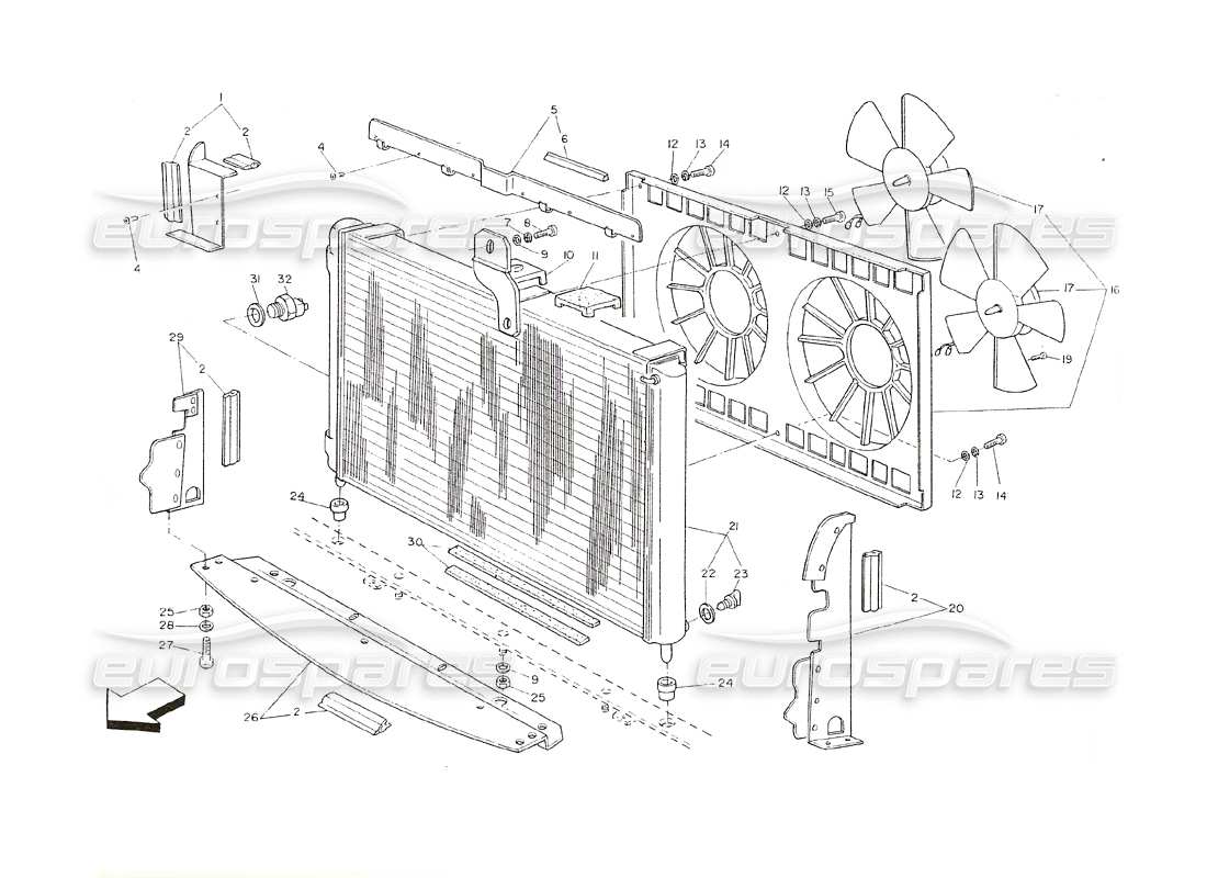 teilediagramm mit der teilenummer prn0056714