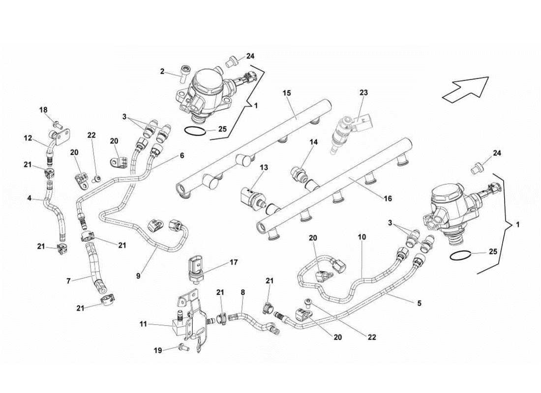 teilediagramm mit der teilenummer 07l127411e