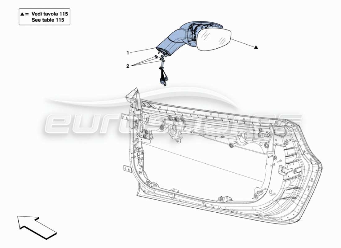 teilediagramm mit der teilenummer 88942610