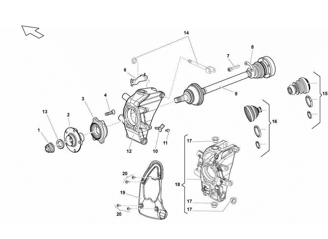 teilediagramm mit der teilenummer 420615611a