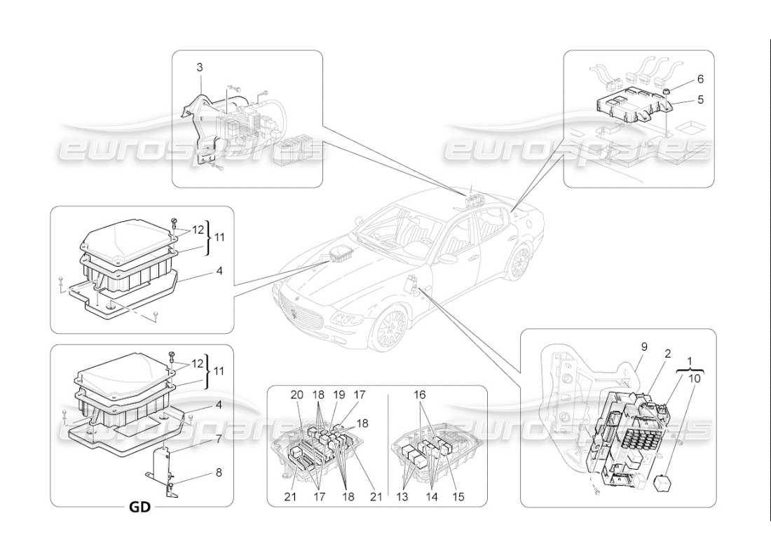 teilediagramm mit der teilenummer 980145347