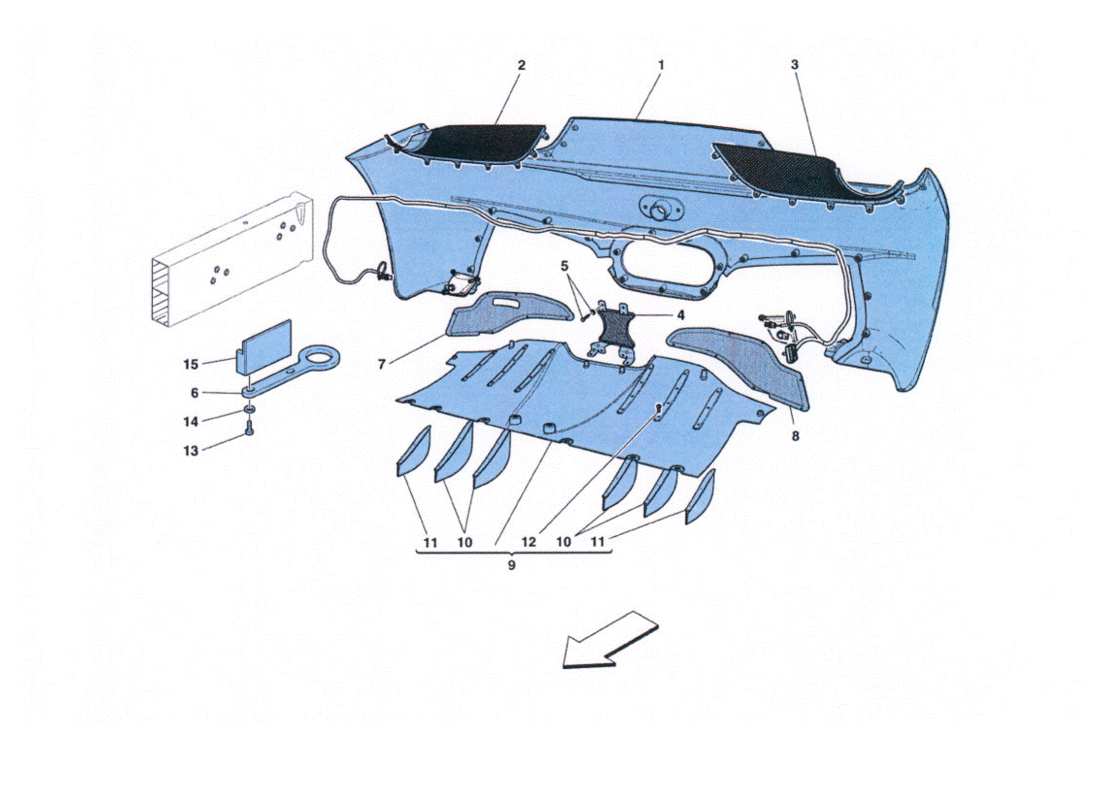 teilediagramm mit der teilenummer 13550424