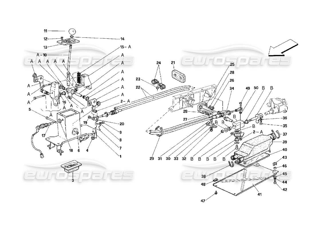 teilediagramm mit der teilenummer 62657100