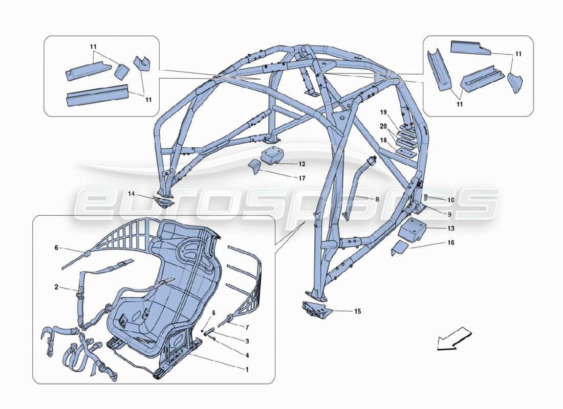 teilediagramm mit der teilenummer 89169800