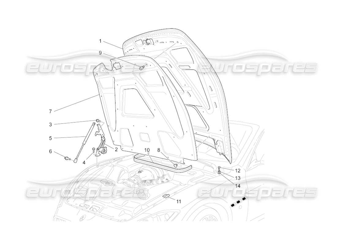 teilediagramm mit der teilenummer 68351700