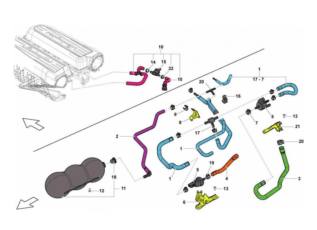 teilediagramm mit der teilenummer 07l133394q