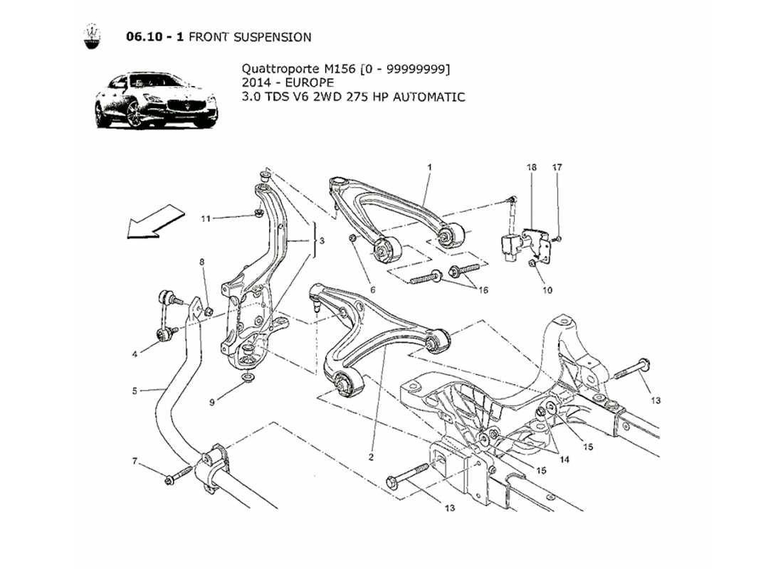 teilediagramm mit der teilenummer 670005004