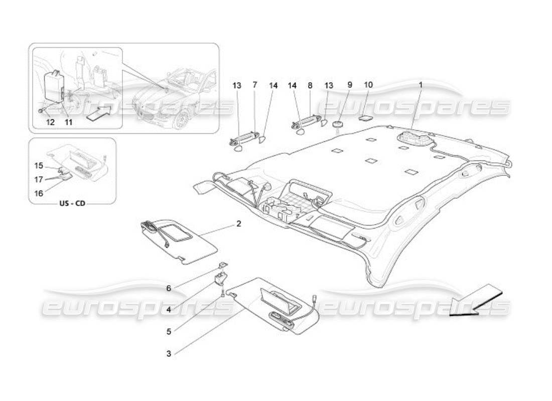 teilediagramm mit der teilenummer 981335300