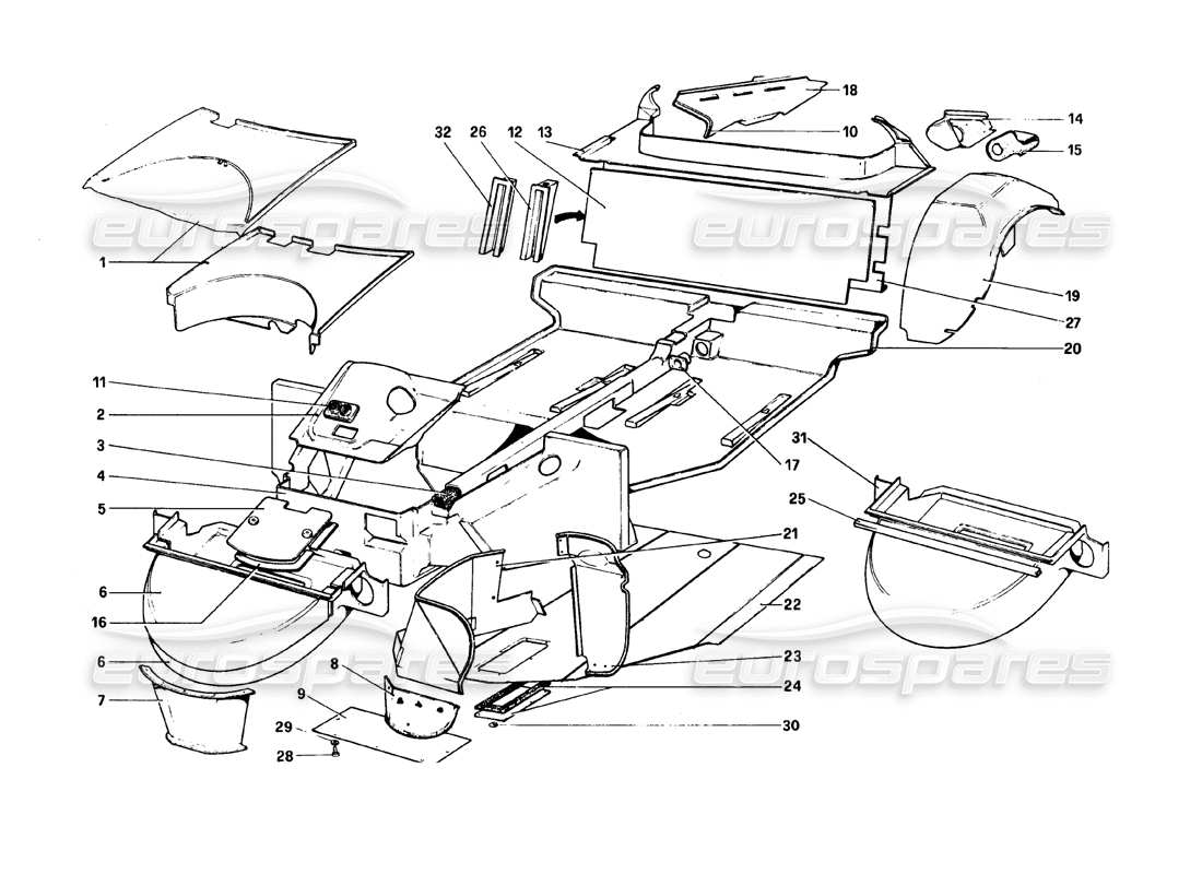 teilediagramm mit der teilenummer 60231909