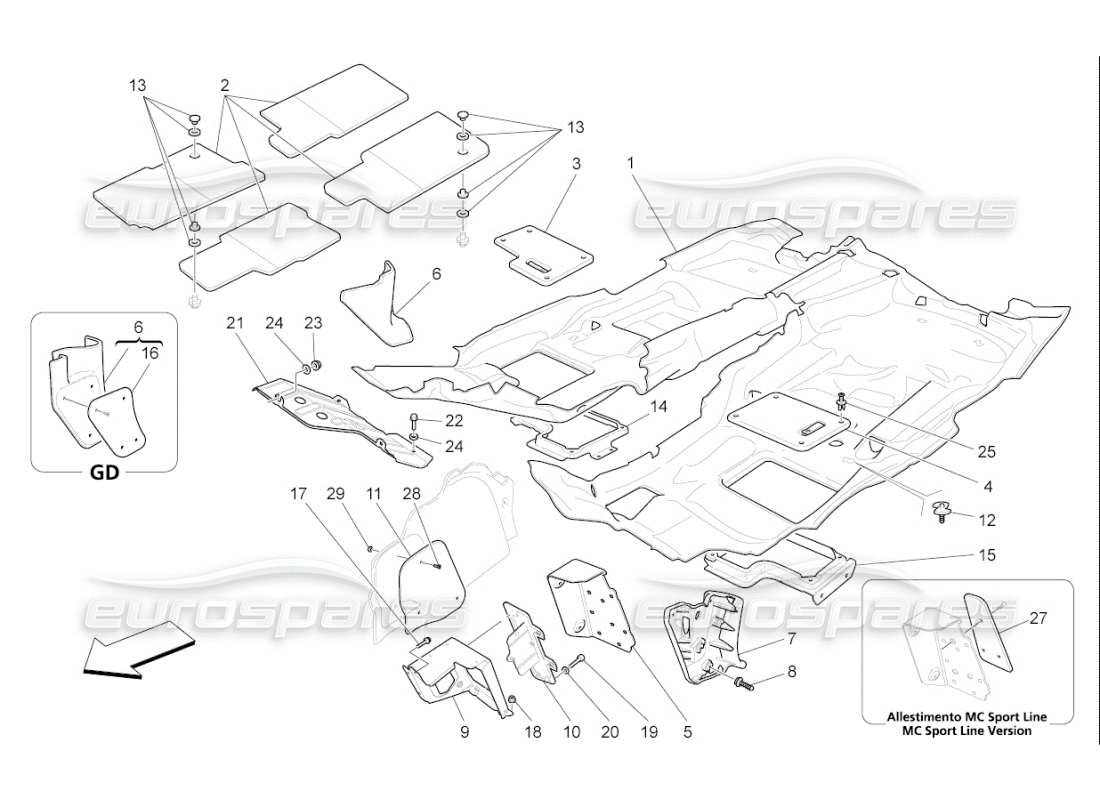 teilediagramm mit der teilenummer 68808600