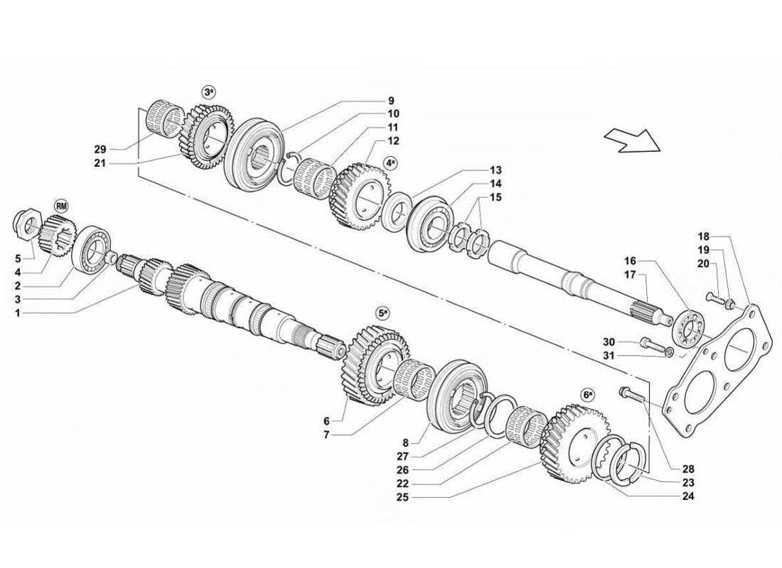 teilediagramm mit der teilenummer 086307291a