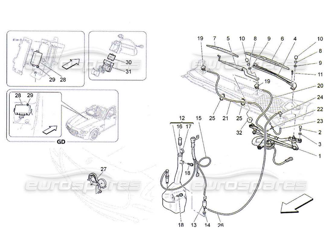 teilediagramm mit der teilenummer 12601474