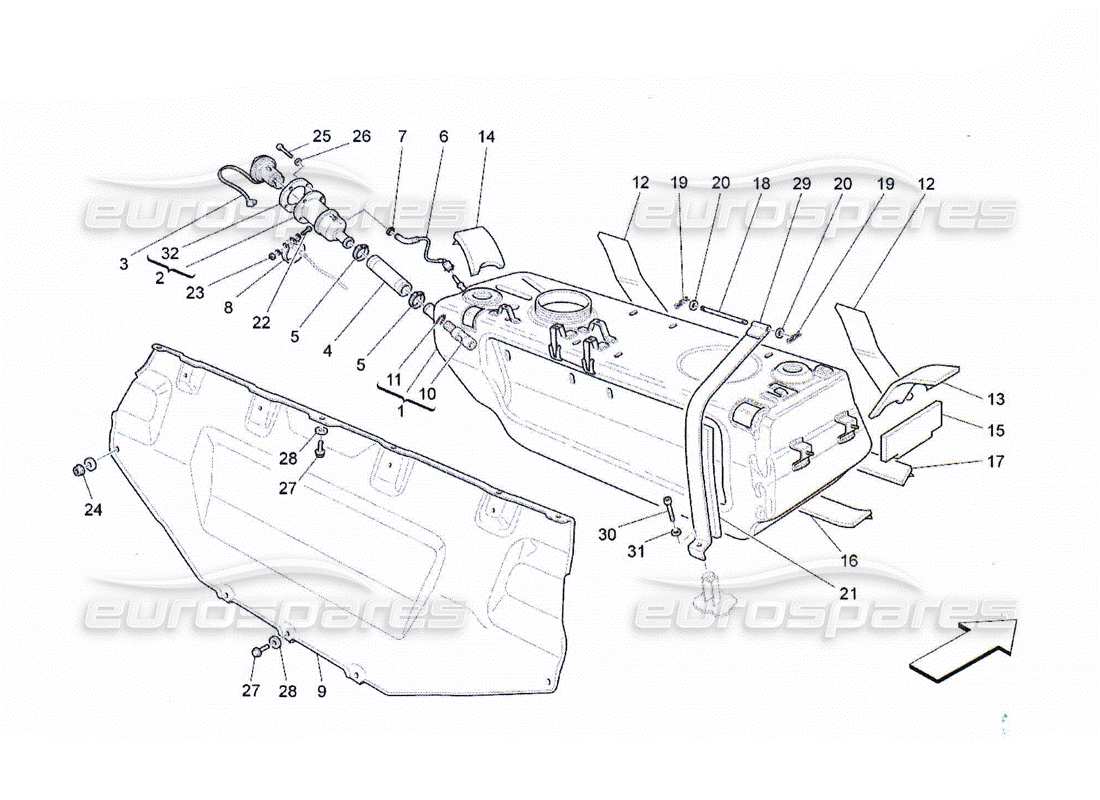 teilediagramm mit der teilenummer 389200348