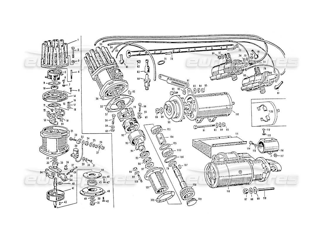 teilediagramm mit der teilenummer mht002