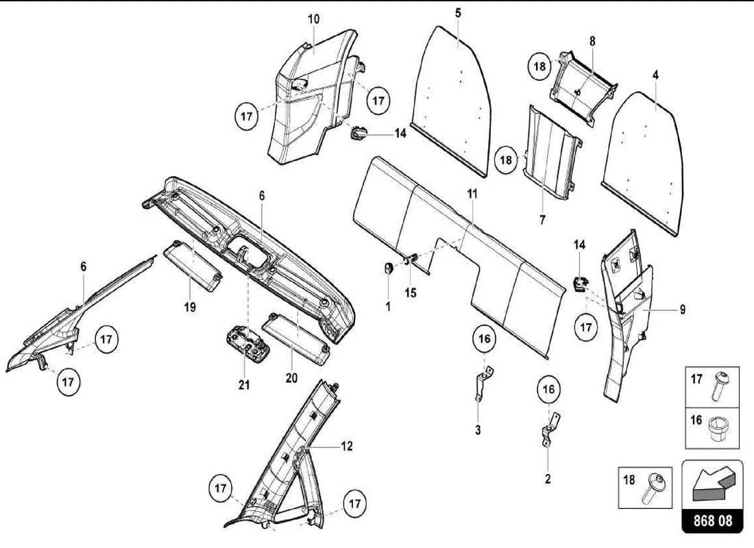 teilediagramm mit der teilenummer 7l6127477