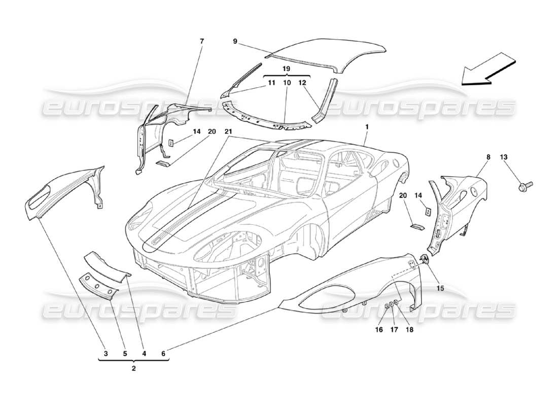 teilediagramm mit der teilenummer 67749200