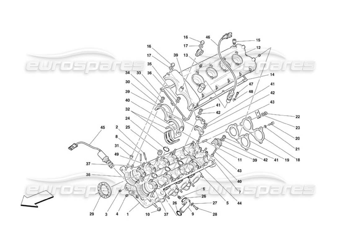 teilediagramm mit der teilenummer fccg013