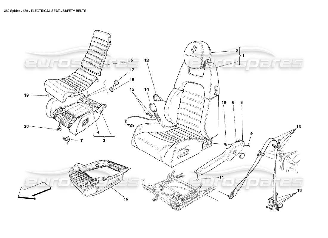 teilediagramm mit der teilenummer 66156700