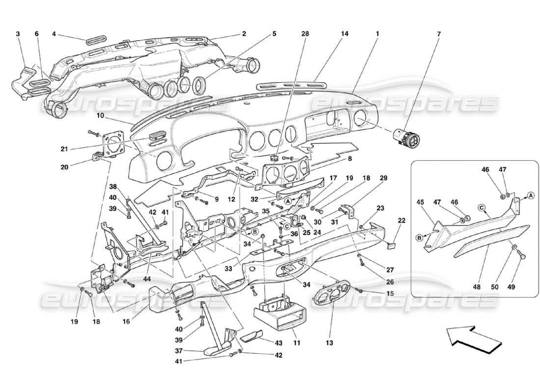 teilediagramm mit der teilenummer 68099600