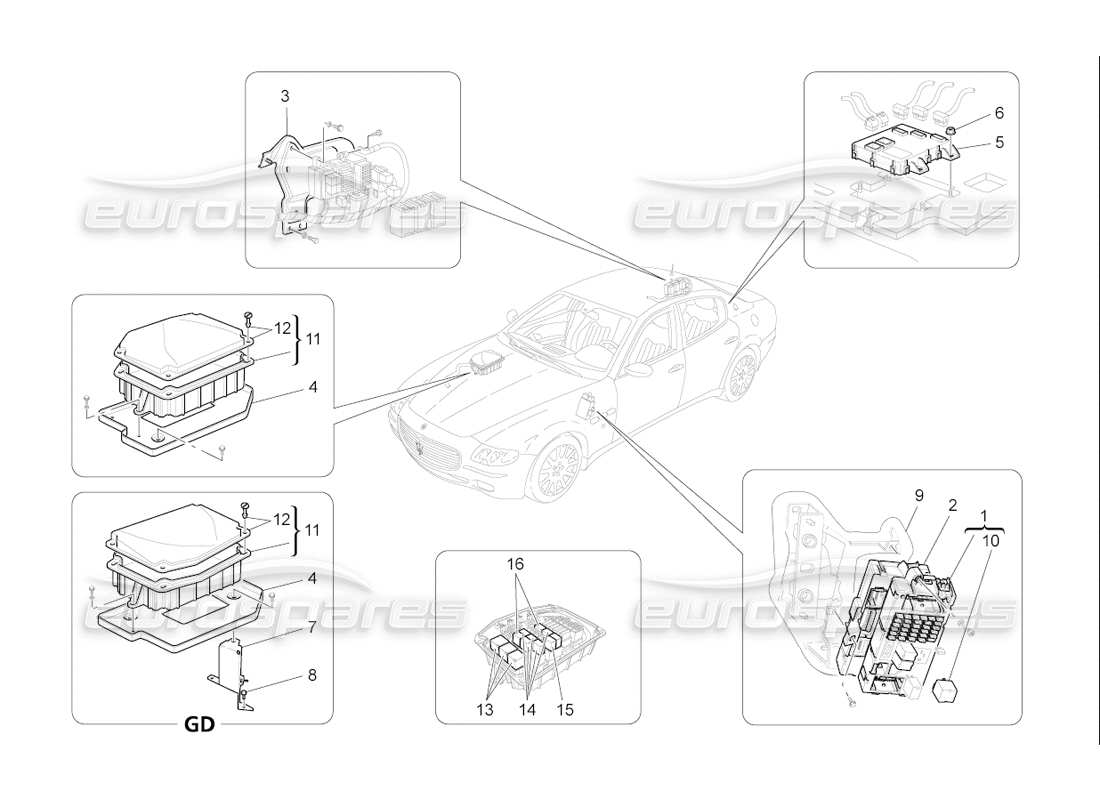 teilediagramm mit der teilenummer 980139751