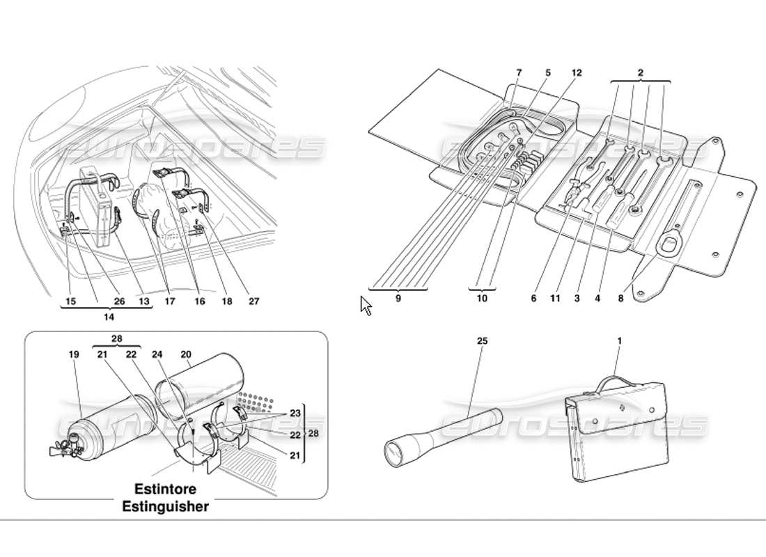 teilediagramm mit teilenummer wdt-01 kit