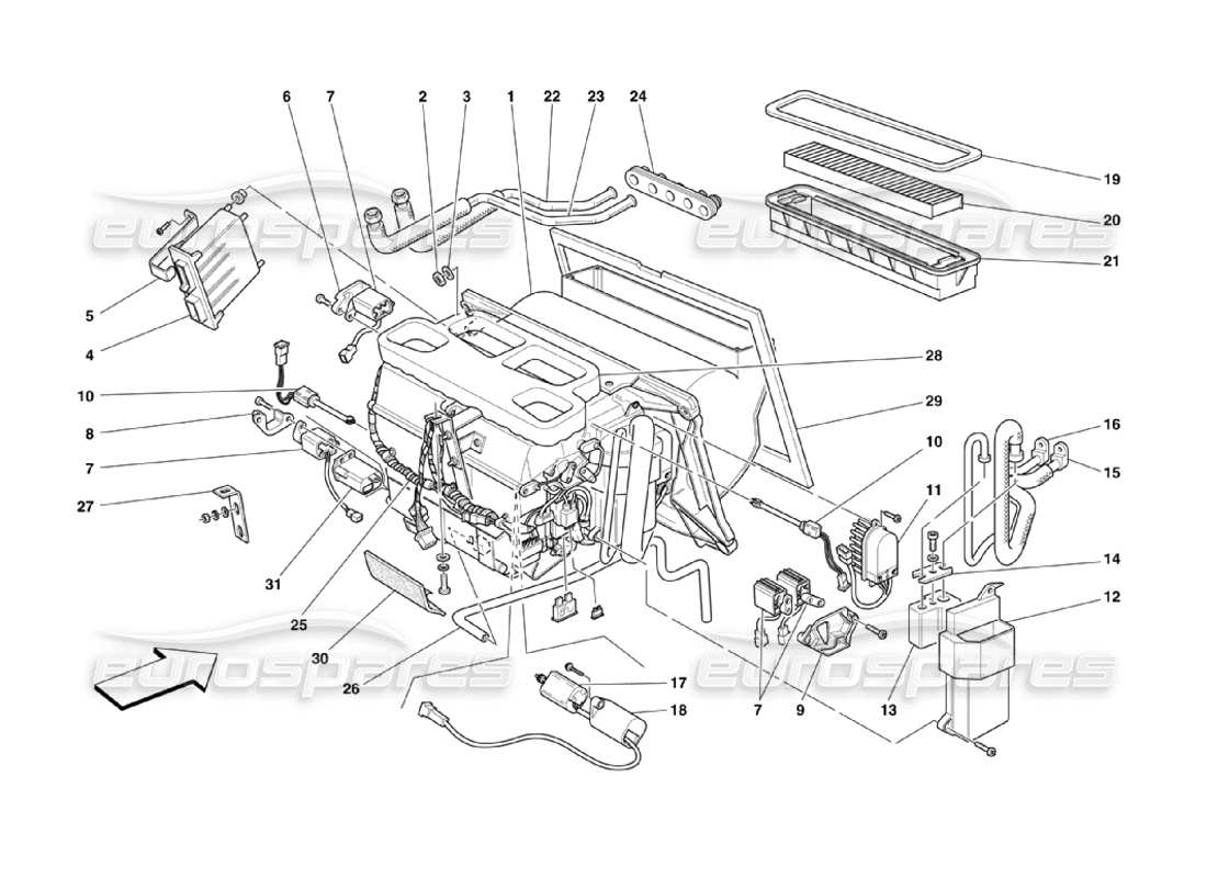 teilediagramm mit der teilenummer 65066600