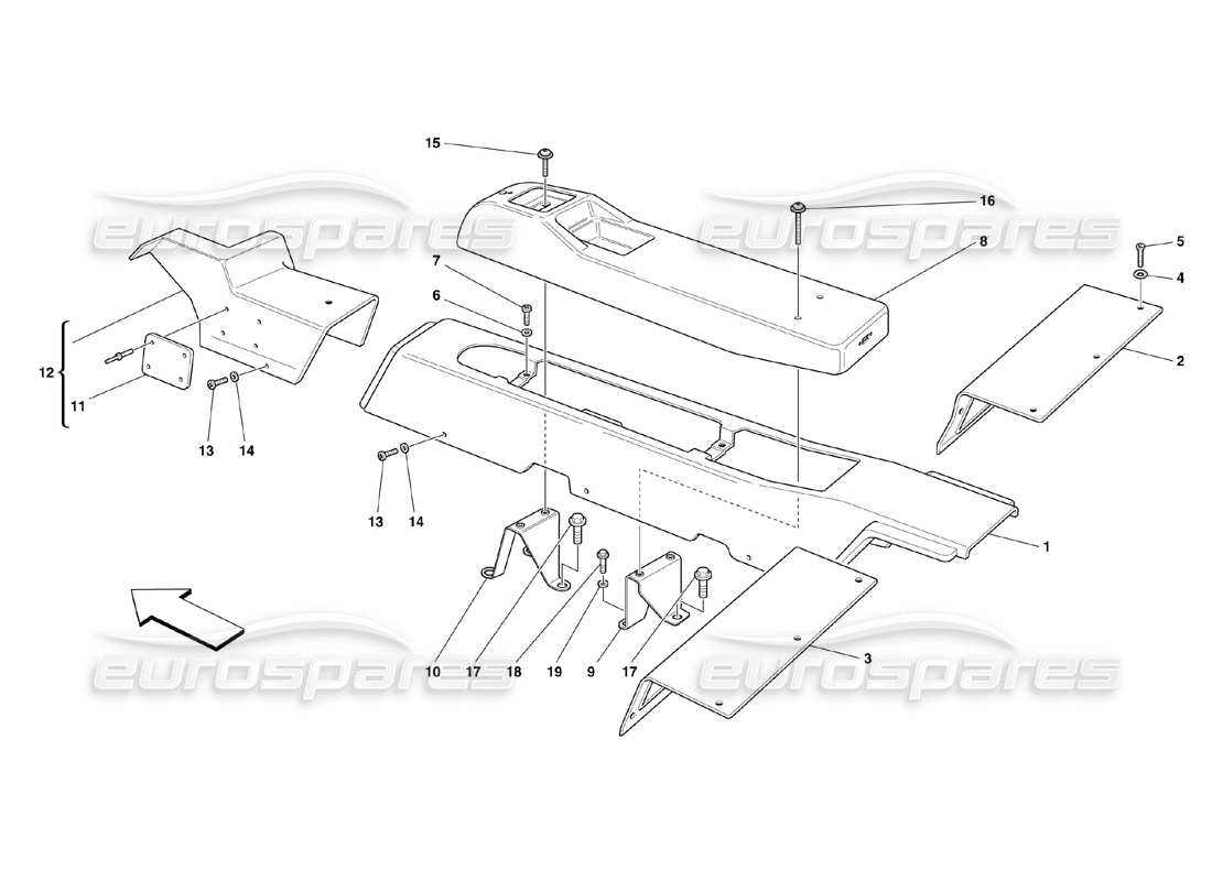 teilediagramm mit der teilenummer 13299877