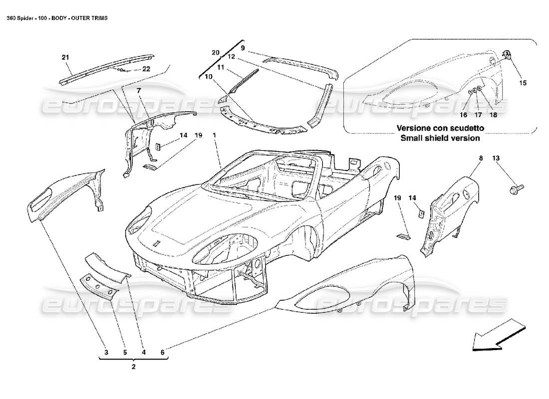 teilediagramm mit der teilenummer 65783911