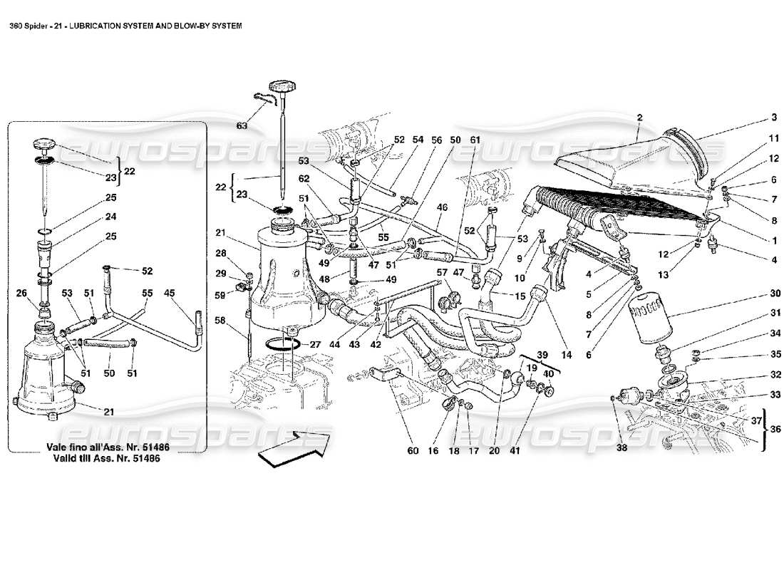 teilediagramm mit der teilenummer 180585