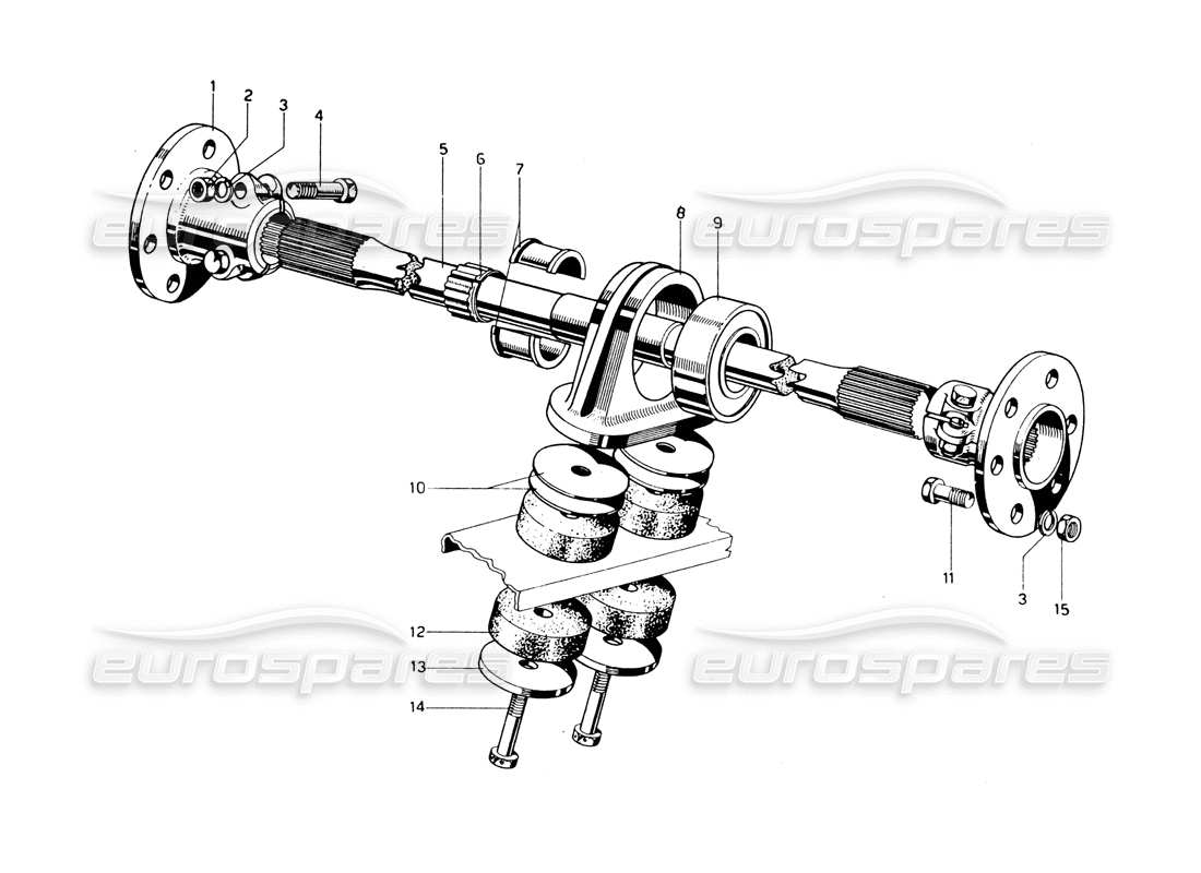 teilediagramm mit der teilenummer uni 184 8x35