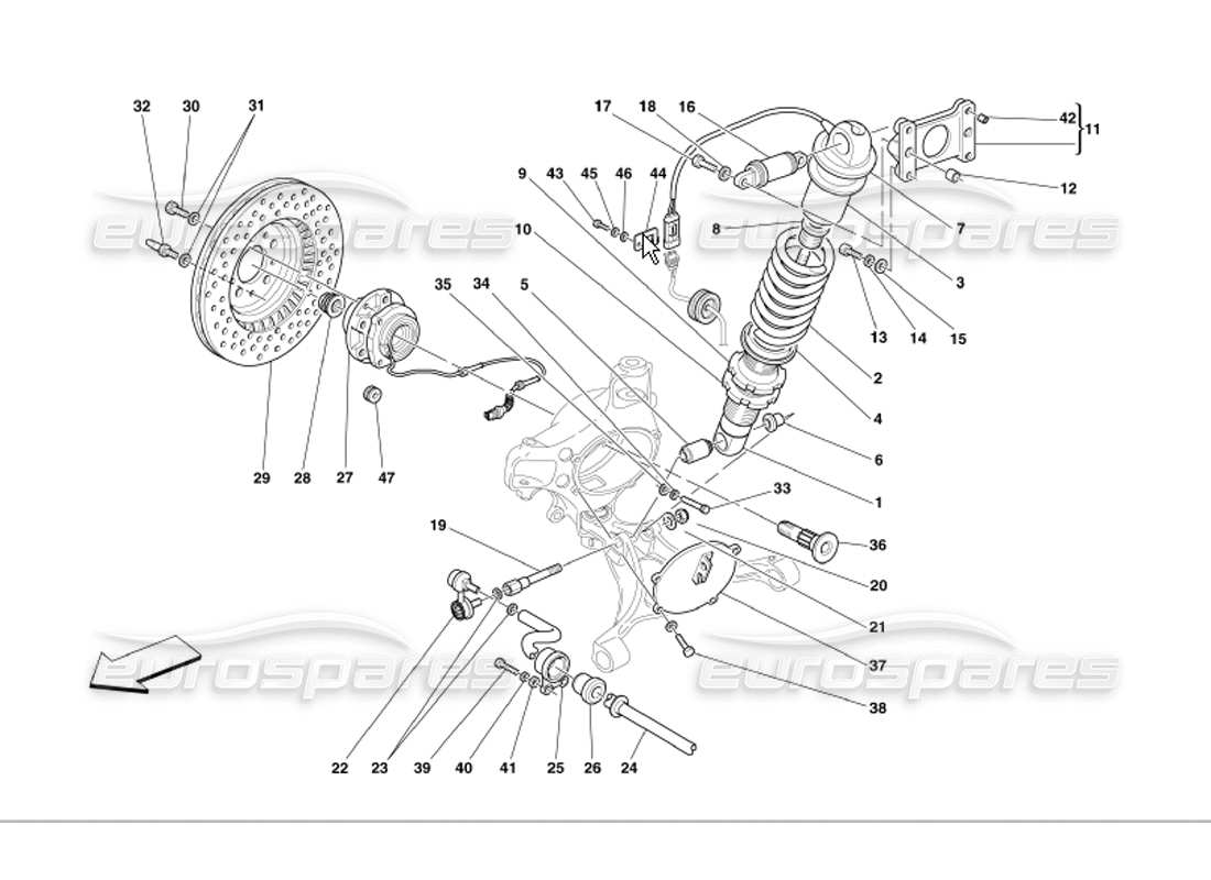 teilediagramm mit der teilenummer 193492